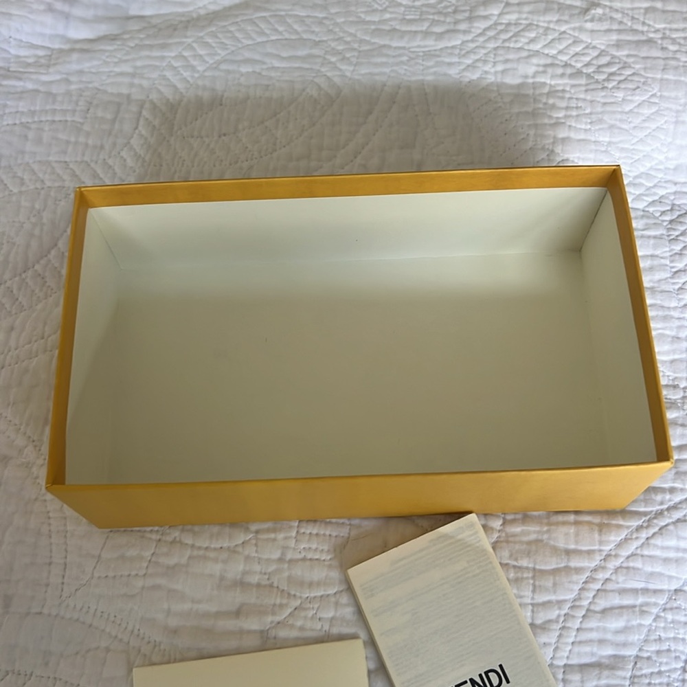 Authentic Fendi Box With Authenticity Card - image 4